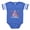 Royal Blue, variant on CafePress - G’Day - Cute Infant Baby Football Bodysuit