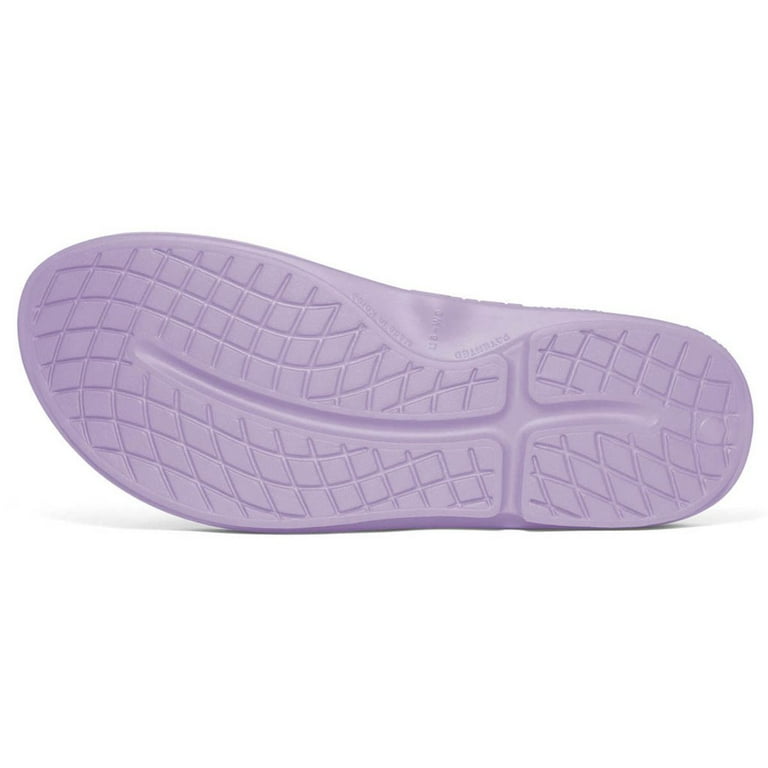 OOFOS OOriginal Impact Absorption Recovery Thong Sandals - Lilac - Size  M6/W8