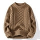 thumbnail image 2 of Suéter de color sólido con tendencia de moda de otoño e invierno, suéter casual holgado y atractivo para hombre, 2 of 6