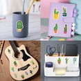 thumbnail image 6 of 55 Pcs Cactus Stickers High Definition Printing Waterproof Reusable Durable Non Marking Glue for Laptop Phone Bike Decoration Gift for Young People, 6 of 7
