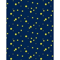 Shooting Stars Removable Vinyl Wallpaper by Barbie - Midnight