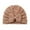 Coffee, variant on Krdevn Baby Twist Knit Bowknot Turban Beanie Hat Matching Fabric Bow Elastic Stretch Soft Breathable Lightweight Unisex Head Wrap for Toddler Boys Girls