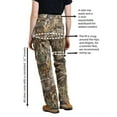 thumbnail image 2 of Realtree Women's Camo 6-Pocket Cargo Hunting Pants | Durable, Lightweight Outdoor Appare | Size XS-3XL, 2 of 10