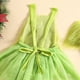 thumbnail image 4 of Nuevo disfraz de Navidad para niños, vestido de Navidad, disfraz de grinch peludo verde, Falda corta, 4 of 4