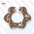 thumbnail image 4 of Hirioo Cut Pug for Baby Cotton Petal Bib Drool Bibs for Baby Boy Unisex, 4 of 9