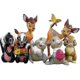 thumbnail image 1 of 7pcs Cartoon Bambi Deer Toys Pvc Action Figures Rabbit Figurine Squirrel Model Anime Dolls Gifts For Kids Sx, 1 of 5