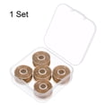thumbnail image 3 of Uxcell Prewound Bobbin Thread Set with Storage Plastic Case for Embroidery and Sewing Machine, Tan, 3 of 6