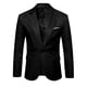 thumbnail image 1 of Chaqueta de vestir con un botón Lars Amadeus Corte Slim Negro L, 1 of 6