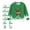 Green, variant on GCETTIC Kids Christmas Pajamas Long Sleeve Holiday Pjs Set Toddler Boys Girls Xmas Jammies Black 6-7 Years
