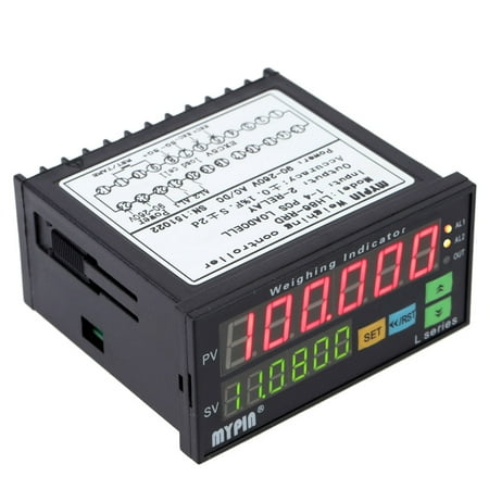 6 Digit Led Digital Weighing Controller Load-cells Indicator 1-4 Load Cell Signals Input 2 Relay Output 6 Digits LED Display ()
