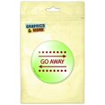 thumbnail image 1 of Go Away Leave Me Alone Pinback Button Pin Badge, 1 of 2