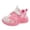 Pink, variant on Girls Y2K Fashion Sneakers Chunky Breathable Mesh Platform Shoes Star Patch Hook and Loop Non Slip Shoes for Little/Big Kids