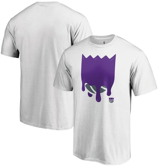 Men's White Sacramento Kings Nice Drip T-Shirt