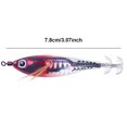 thumbnail image 4 of Señuelo Pesca Luminoso Anzuelos Calamar Anzuelo Artificial Cebos Jigging () Rojo, 4 of 4