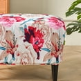 thumbnail image 4 of Dowbom Ottoman Slipcovers,Stretch Rectangle Footrest Stool Covers Removable Washable Anti-Dust Soft Printed Ottoman Cover for Foot Stool Furniture Protector for Living Room Bedroom-1-C, 4 of 8