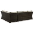 thumbnail image 5 of Signature Design by Ashley Brook Ranch Brown Outdoor Sectional - Set of 3, 5 of 12