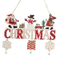 thumbnail image 2 of Placa colgante de madera Gloria Navidad 22 cm con campanas, 2 of 9