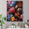 thumbnail image 4 of Exotic Protea Floral Canvas Print Wall Art for Living Room Bedroom Office Home Decor, 4 of 8