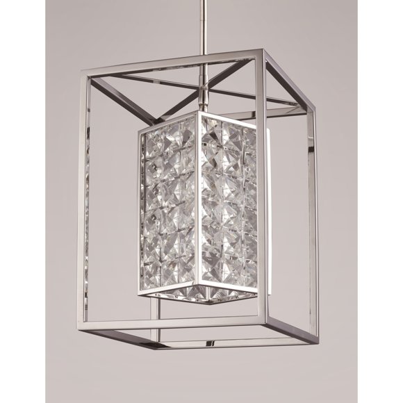 Suspension 1 Lumière - Finition Acier Inoxydable
