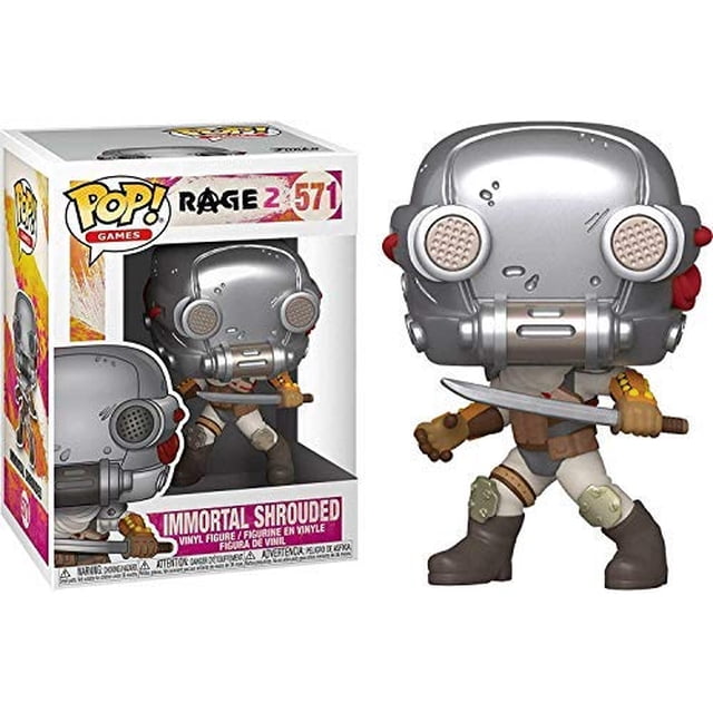 Pop Games: Rage 2 Immortal Surbided #571 Figura de acción Pop (incluido con protector Ecot Funko POP