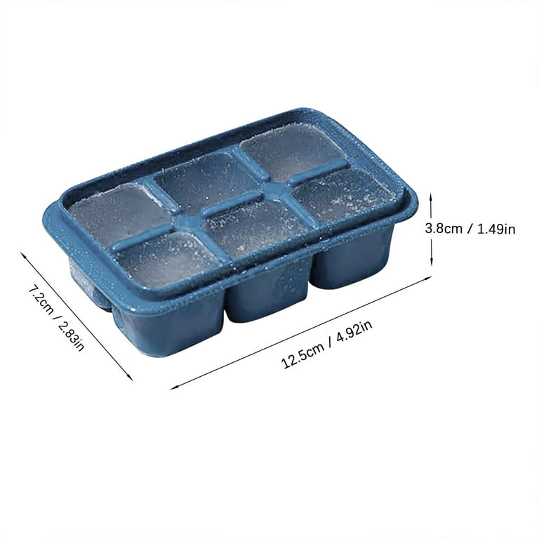 NEW LARGE UNITED STATES OF AMERICA SILICONE MOLD ICE CUBE TRAY & POPSICLE  TRAY USA (Blue)