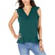 thumbnail image 2 of Blusa de mujer Michael Kors con ribete de encaje verde, Michael Kors, Pullover, Extragrande, 2 of 2
