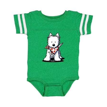

Inktastic Westie In Bandana Gift Baby Boy or Baby Girl Bodysuit