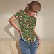 thumbnail image 3 of Fotbe Christmas Hat sock Body de Mujer con Cuello Redondo y Mangas Cortas, Sin Mangas Ajustado, Suave, Cómodo y Básico-Medium, 3 of 7