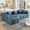 Blue, variant on MODERNLUXE 101" Sectional Sleeper Sofa,L-Shaped Modular Sectional Sofa with Deep Seat and 2 Side Pockets, 3 Seater Free Combined Sofa Couch Convertible Sleeper Sofabed for Living Room Apartment,Grey