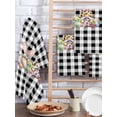 thumbnail image 2 of Easter Gnomes Kitchen Dish Towels for Drying Dishes Set of 4, Eggs Rabbit Ears Spring Daisy Buffalo Plaid Waffle Weave Microfiber Hand Tea Bathroom Towels Quick Dry & Absorbent Towel 15.7x23.6, 2 of 7