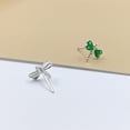 thumbnail image 5 of 925 Sterling Silver Cute Bees Ear Studs Tiny Insects Earrings Enamel Cartilage Ear Studs Earrings Minimalist Handmade Gift, 5 of 5