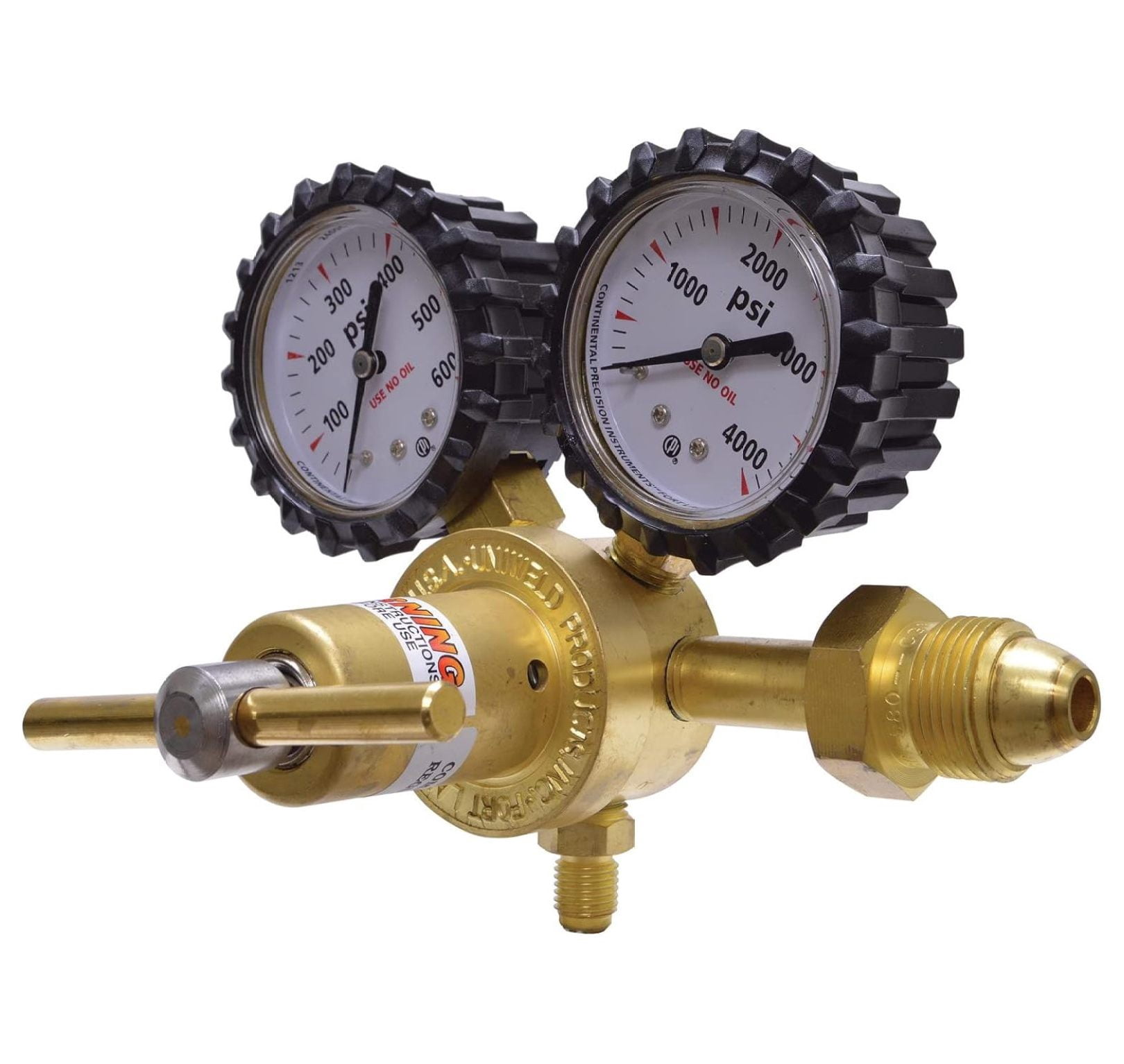 RHP400 Nitrogen Regulator with 0-400 PSI Delivery Pressure, CGA580 Inlet Connection and 1/4-Inch Male Flare Outlet Connection