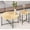 Oak Natural Wood + Antique White, variant on Distressed cylindrical shape, Rustic charm - Fit modern farmhouse interiors well