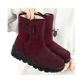 thumbnail image 3 of Women’s Winter Fleece-Lined Tall Snow Boots, Lightweight Warm Insulated Cotton-Padded Boots, Plus Sizes, 3 of 9