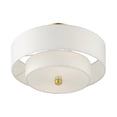 thumbnail image 5 of Livex Claremont Ceiling Mount in Brushed Nickel, 5 of 5