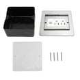 thumbnail image 2 of Recessed Floor Outlet, Floor Socket Water Proof  for Floors Countertops Decks Tables, 2 of 7