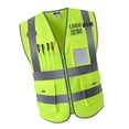 thumbnail image 1 of Chaleco de seguridad Sunnimix con rayas reflectantes tamaño 3 XXL para ropa de trabajo, 1 of 8