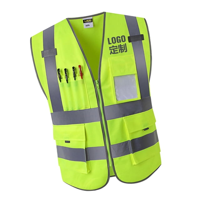Chaleco de seguridad Sunnimix con rayas reflectantes tamaño 3 XXL para ropa de trabajo