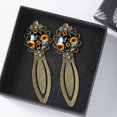 thumbnail image 3 of Sunflower butterfly Vintage Copper-Colored Lace Bookmarks - Stainless Steel Reading Accessories - Set of 2 Bookmarks for Book Lovers, 3 of 5