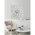 thumbnail image 5 of Marmont Hill White Chrysanthemum Canvas Wall Art, 5 of 7