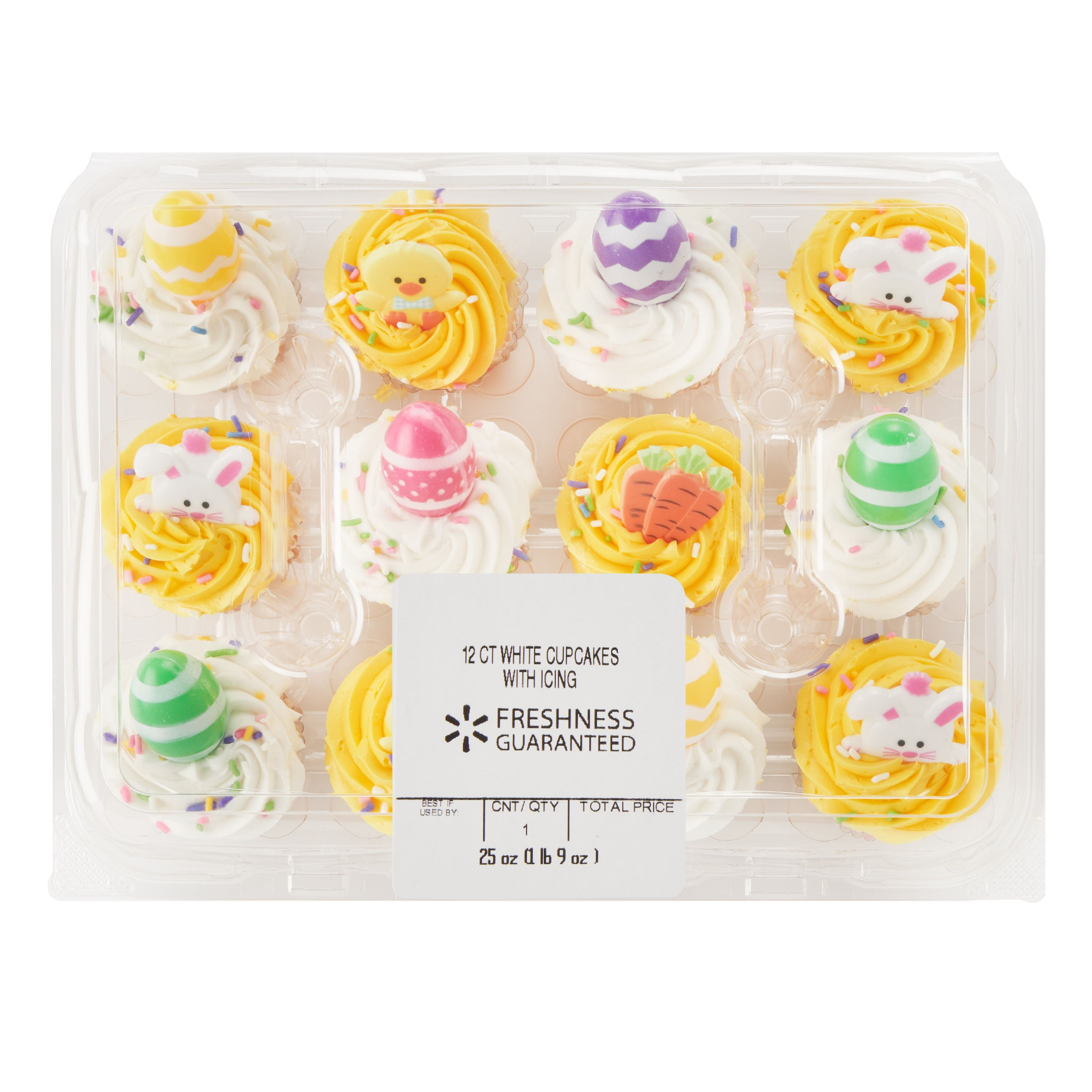 Freshness Guaranteed Seasonal Vanilla Cupcakes,12 count
