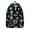 Mushroom and Psychedelic, variant on Mushroom and Sprig Black Pattern Backpack for School, Cute School Bag with Adjustable Shoulder Straps and Padded Back, 15.7"x11.8"x5.5"