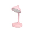 thumbnail image 2 of Desk Lamp, Rechargeable LED Reading Lamp, Foldable Clip On Desk Light with 3 Color Temperatures Stepless Dimming Eye Protection, Pink, 2 of 7
