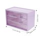 thumbnail image 2 of FOMIYES Caja De Almacenamiento Para Escritorio En Plástico Púrpura Ideal Para Oficina Y Hogar, 2 of 6