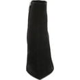 thumbnail image 2 of Nine West Cale9x9 Black2 Suede Kitten Heel Pointy Toe Leather Fashion Ankle Boot (Black Suede, 9.5), 2 of 6