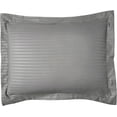 thumbnail image 2 of Sweet Home Collection 8 Pieces Gray Dobby Stripe Bed in a Bag, Queen, 2 of 7
