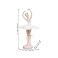 thumbnail image 4 of Reloj de pared con forma de gata bailarina, ideal para cocina, oficina o estudio. Escultura única de resina de una niña, decoración para el hogar., 4 of 8