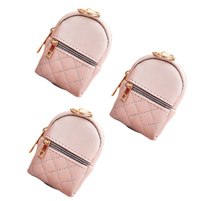 Mochila Sonducket Nueva Kawaii PU Mini Bolsas Mujeres gran Capacidad gris claro