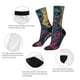 thumbnail image 4 of Fotbe Neon Zombie Skull Calcetas Largas con Estampado para Hombre y Mujer – Calcetas de Compresión Transpirables y Elásticas, Viajar y Uso Diario Talla 5-11, 4 of 6