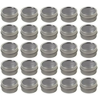 8 Piece Borosilicate Glass Jars with Bamboo Air Tight Lids  (2oz,4oz,8oz,10oz) Multi Size